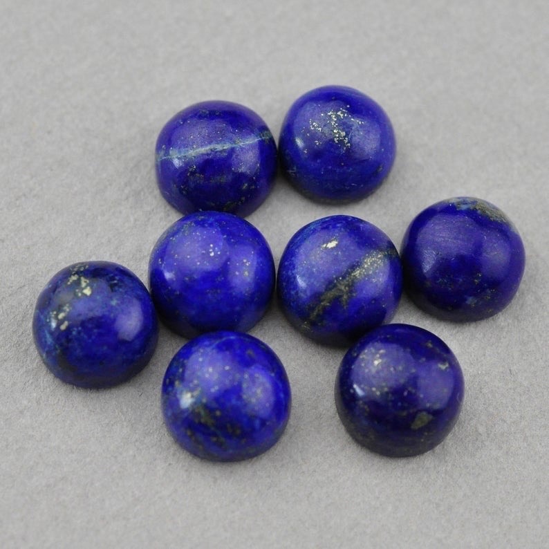 Details about   Lovely Lot Natural Lapis Lazuli 10X10 mm Round Faceted Cut Loose Gemstone 