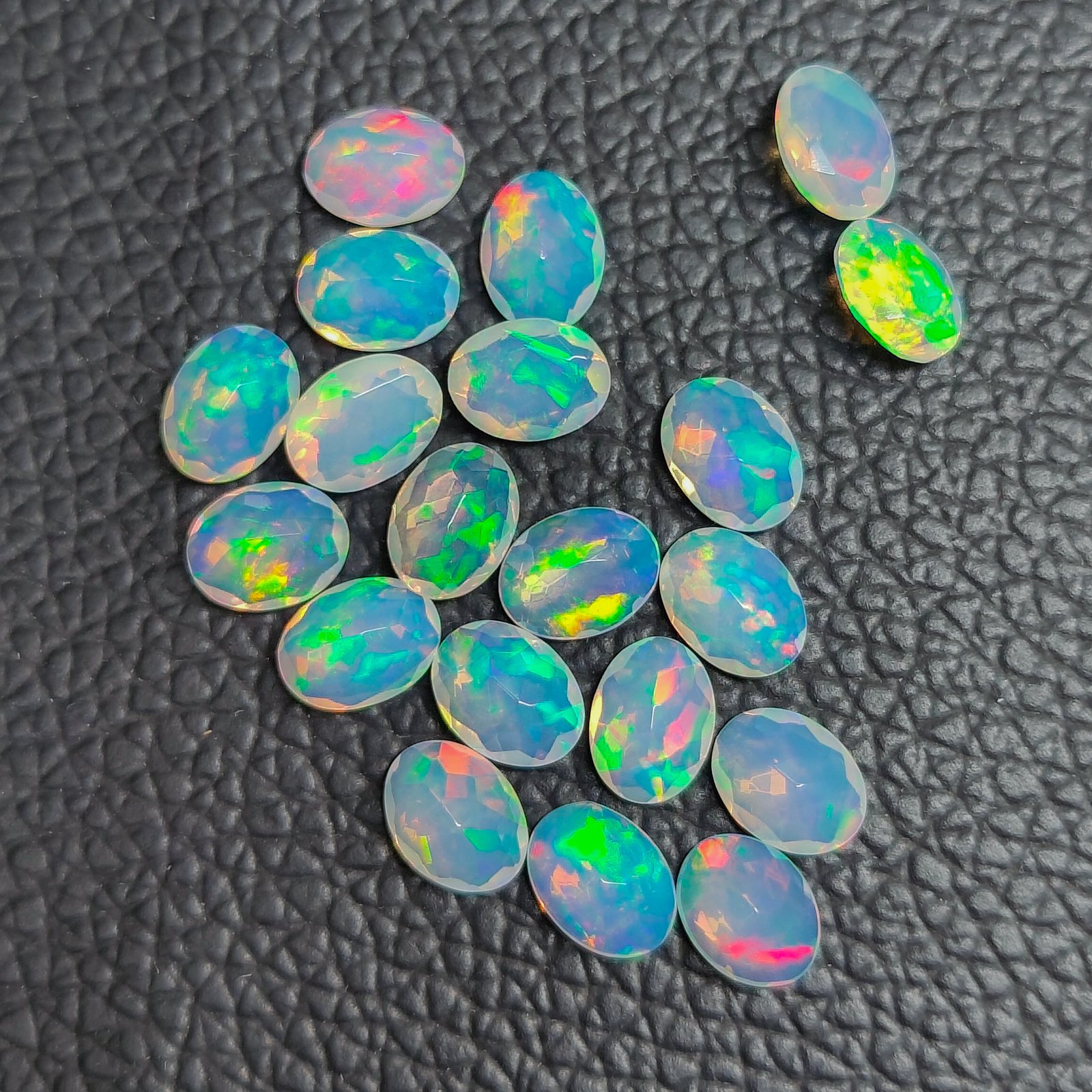 Ethiopian Opal Faceted Rondelle Beads, 4 mm To 7 mm, Ethiopian Opal Be –  National Facets