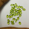 natural peridot faceted oval