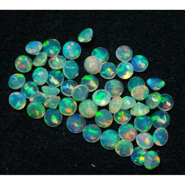 ethiopian opal faceted round