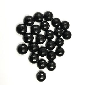 12mm black onyx round cabs