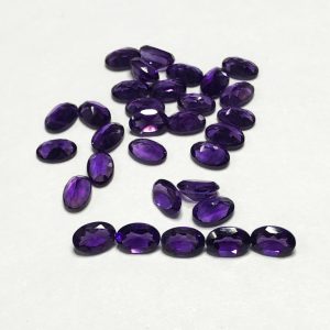 natural african amethyst oval