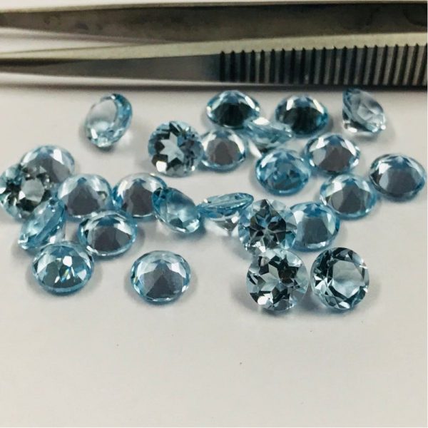 topaz faceted