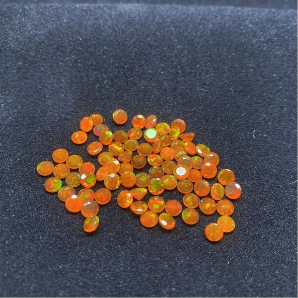orange ethiopian opal
