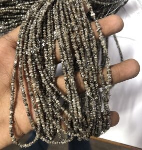 natural champagne diamond rough uncut chips beads