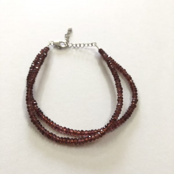 garnet beads bracelet