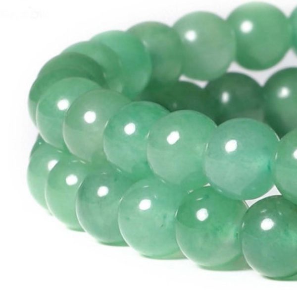 Green Aventurine Smooth Round Beads