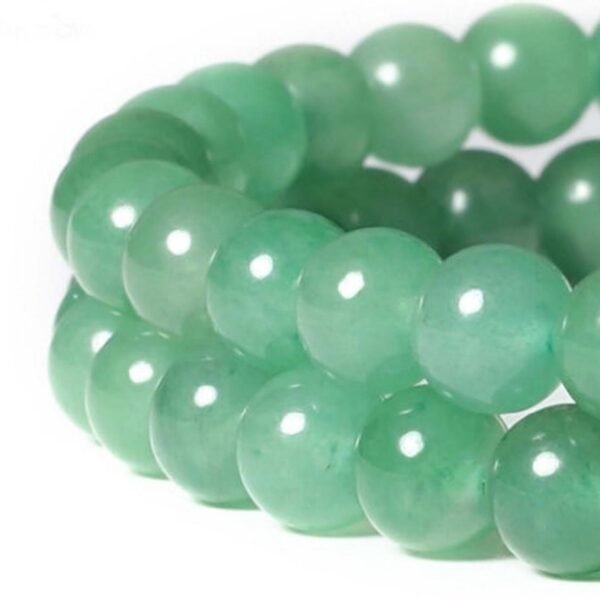 Green Aventurine Smooth Round Beads