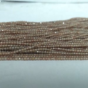 brown zircon beads