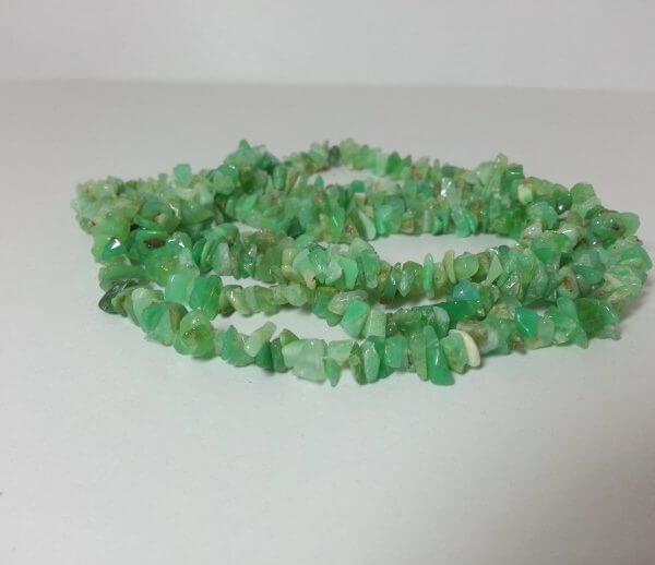 Chrysoprase Uncut Chips Beads
