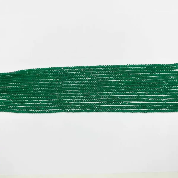 green onyx rondelle beads