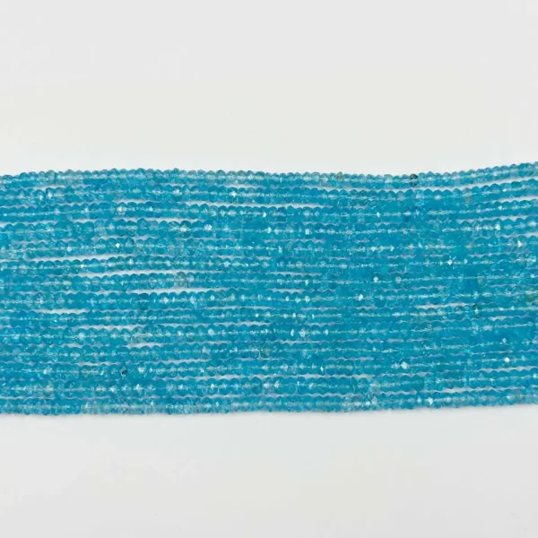 topaz faceted rondelle beads