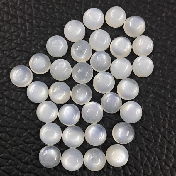 natural white moonstone