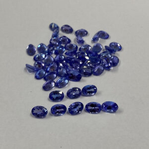 tanzanite faceted oval