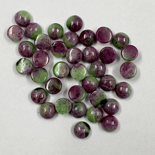 natural 6mm ruby zoisite