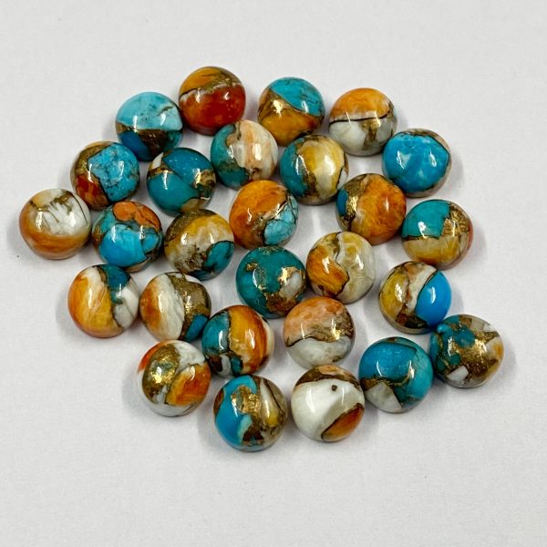 oyster turquoise round