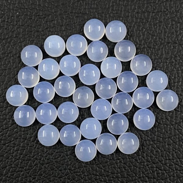 blue chalcedony round