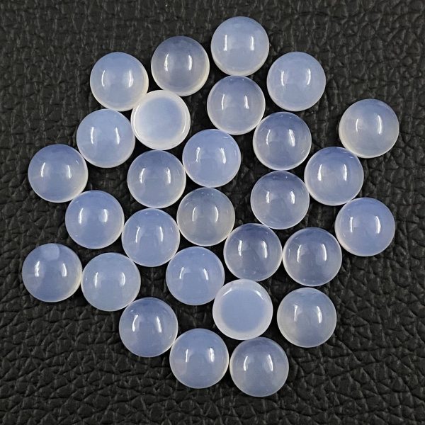 chalcedony round cabochons