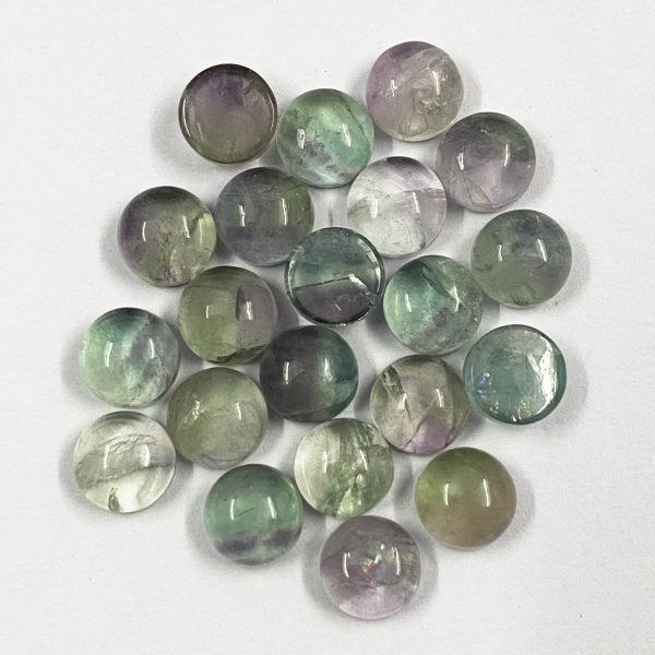 fluorite round cabochon