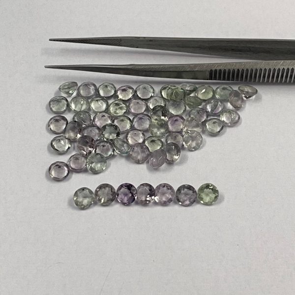 5mm fluorite faceted round