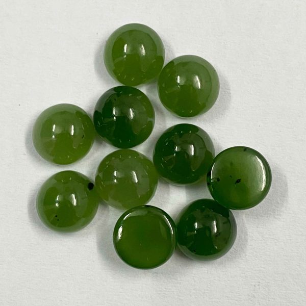 natural 9mm nephrite jade