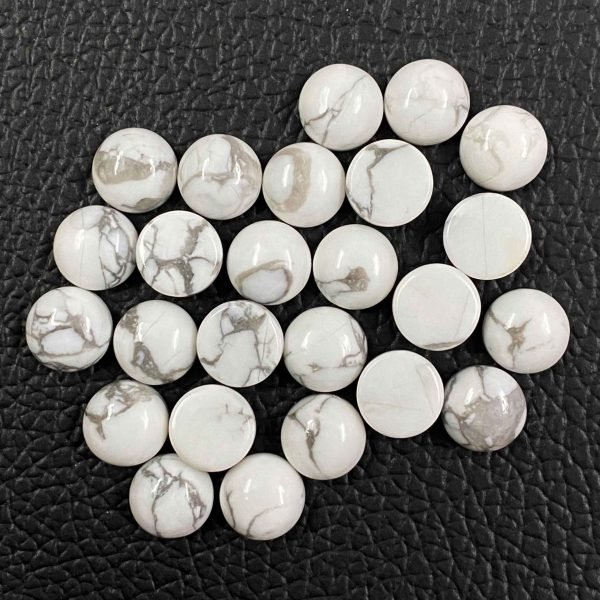 natural howlite cabochons