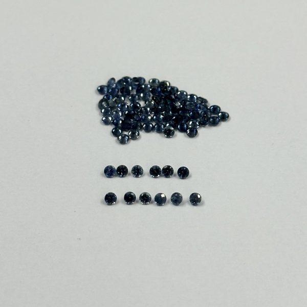 1.6mm blue sapphire