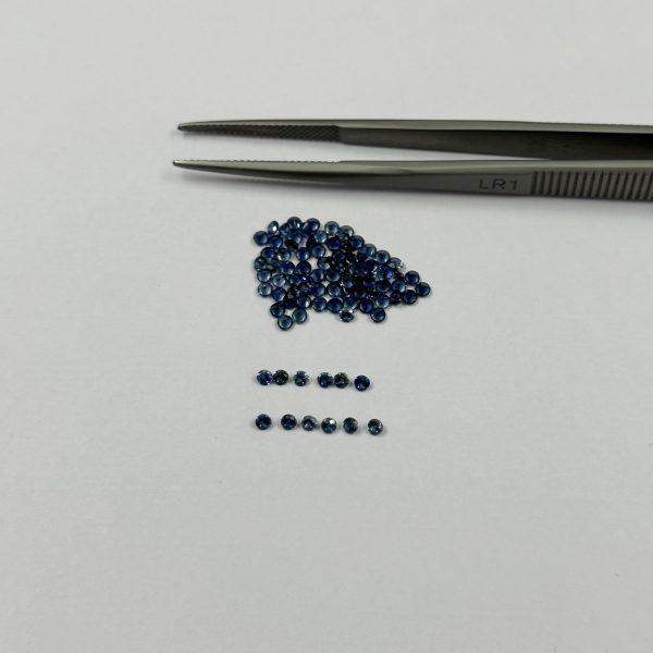 1.9mm blue sapphire