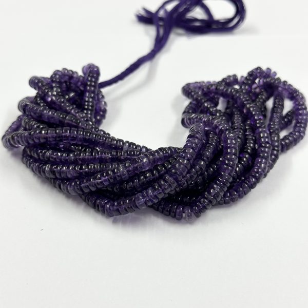 natural amethyst smooth beads