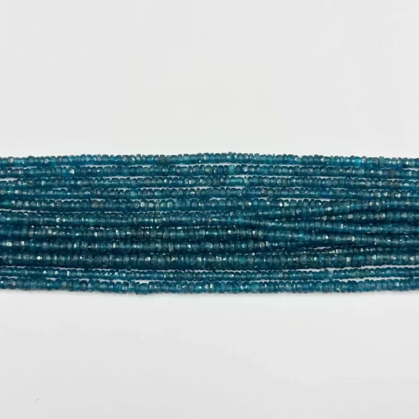 neon apatite faceted beads