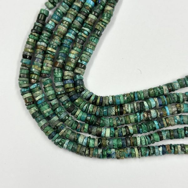 chrysocolla beads