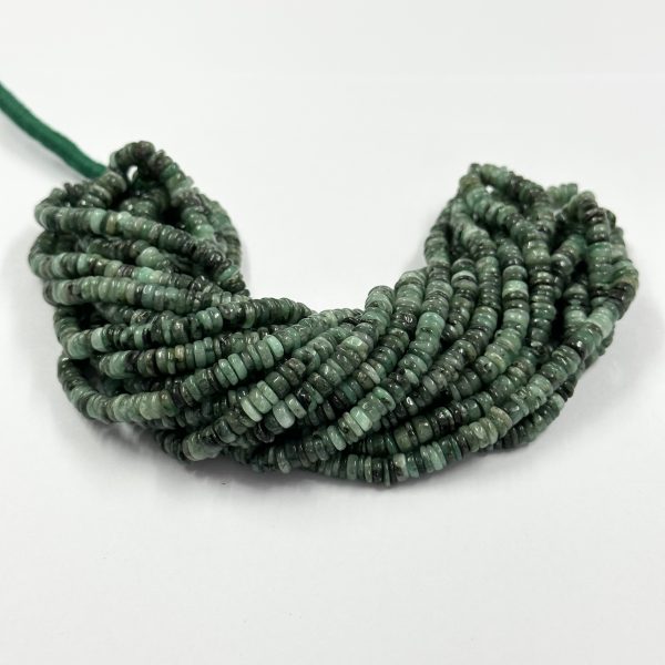 natural emerald smooth beads