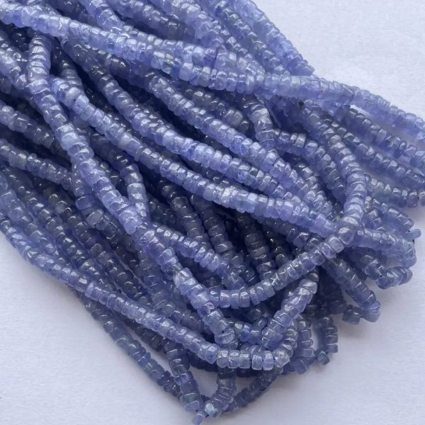 natural tanzanite smooth beads